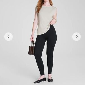 SPANXshape Ribbed Knit Legging -Size Small